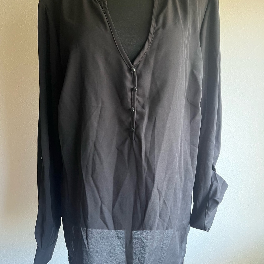 New York & Company Black XL Top